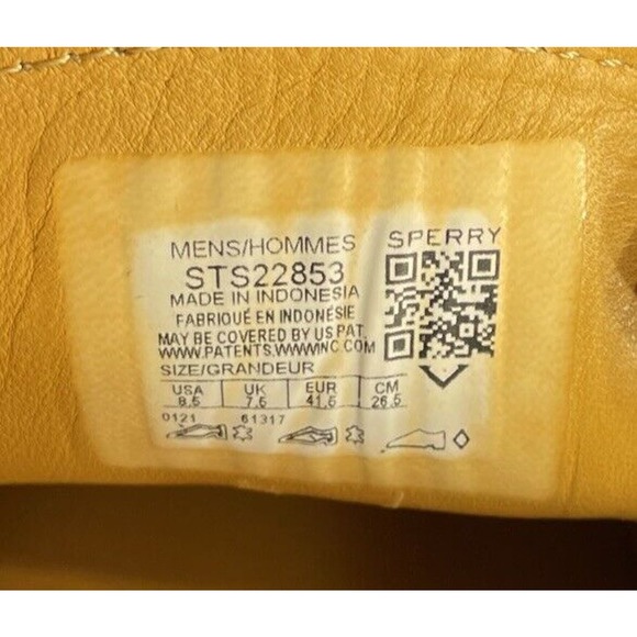 Sperry Brown Classic Gold Cup Original 2-Eye Top Sider Boat Shoes Mens 8.5 NEW main image 9